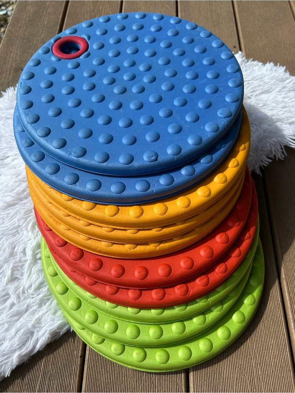 IKEA Vintage Maria Vinka PS UNDERBAR Tactile Cushion Mats  10-Piece Set